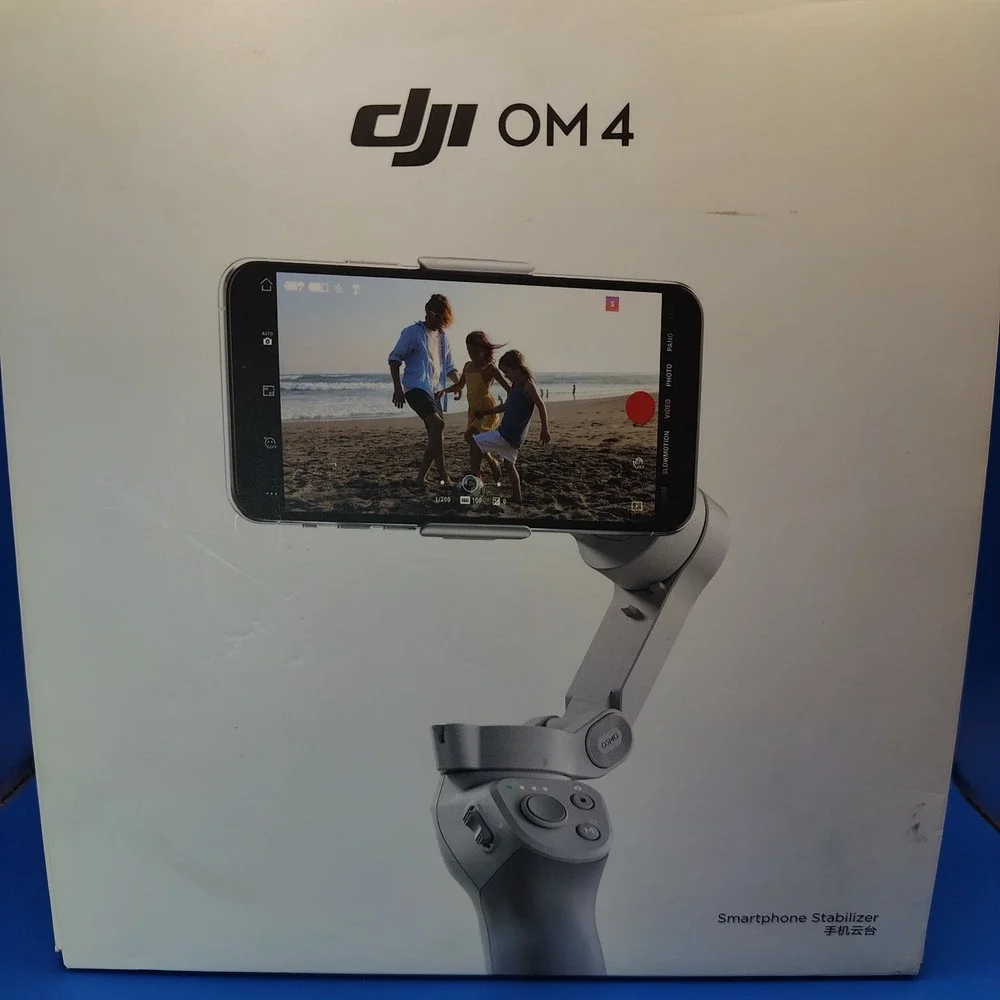 DJI OM 4 SmartPhone Gimble 3 Axis Stabilizer New Open Box Fully Tested